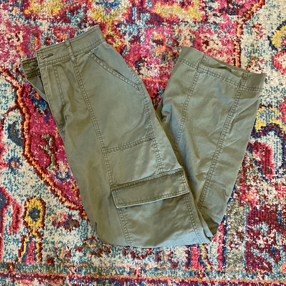 Abercrombie Green Cargo Pants